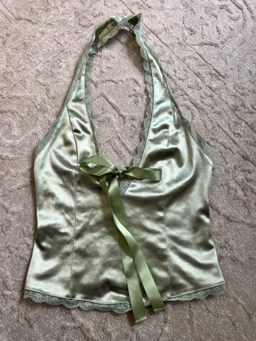 satin halter top
